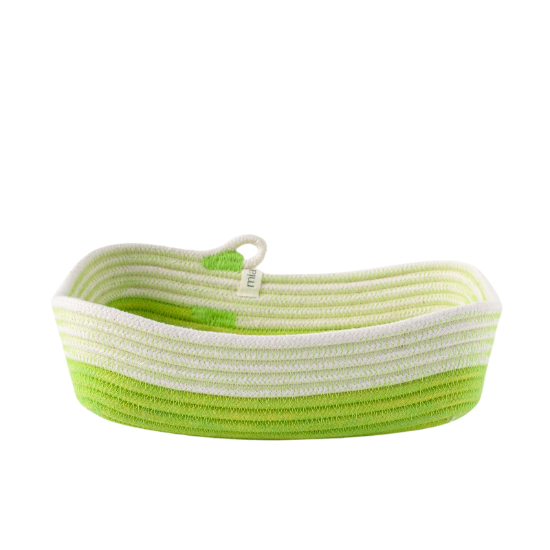 Rectangular Basket (S) - Pistachio Green Soft Serve (BSK124525W-S) Main Image